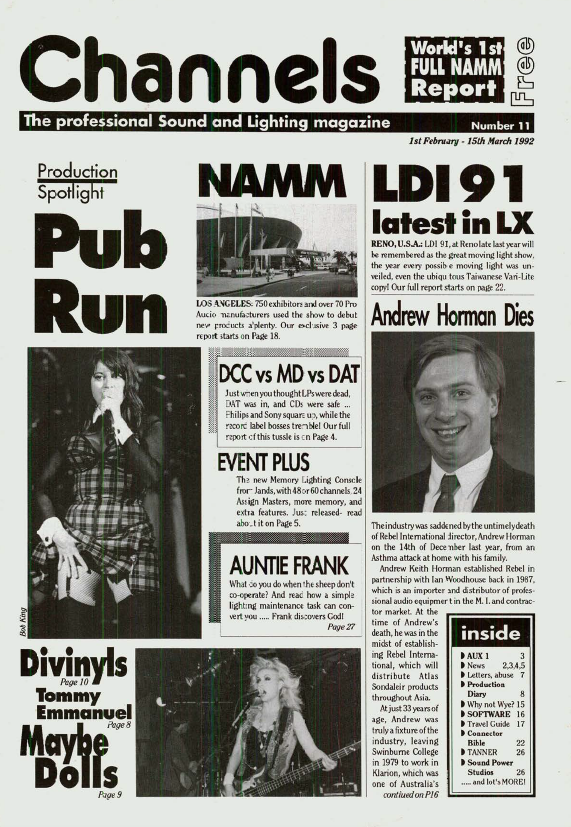 Cover Channels 11 Feb 1991