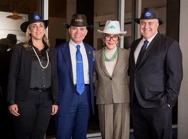 L-R Mrs. Melissa Babbage, Mr. Peter Freedman AM, Ms. Alice Walton, Australian Ambassador to the United States, The Hon. Joe Hockey