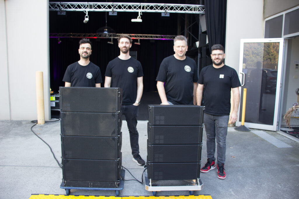 NAS's Tommy Blum, Max Hedrich, Doug Pringle, and Anthony Murdoch