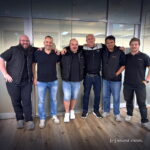 L-R: Thomas Burge, Fernando Rey Méndez, Archie Kamakaris, Rob Szabo, Afnan Rahman and Zac Barrett