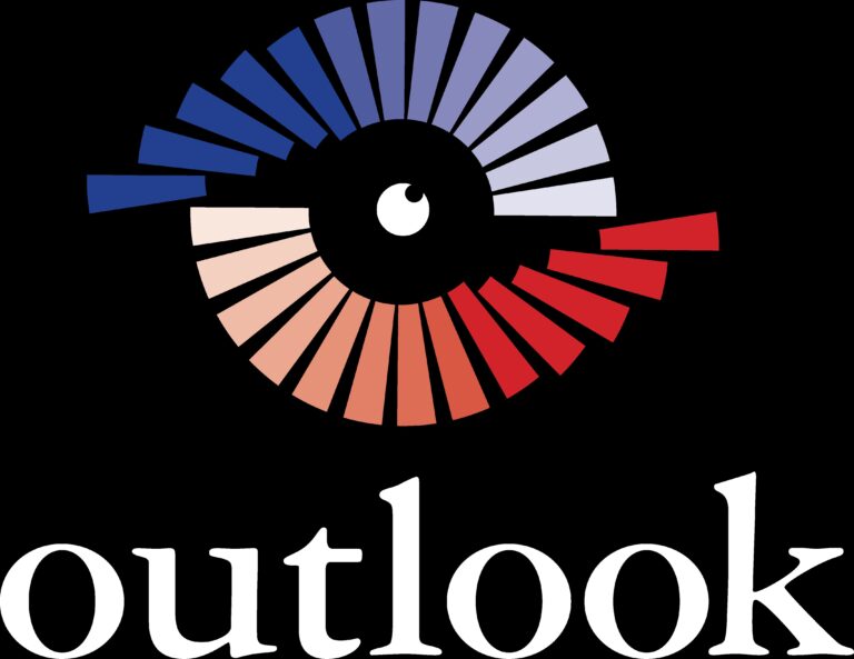 Outlook Logo Coloured White 768x593