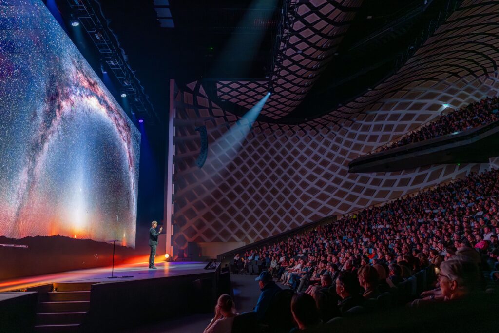 ROE Visual Powers Professor Brian Cox's Emergence Tour Across Australia and New Zealand